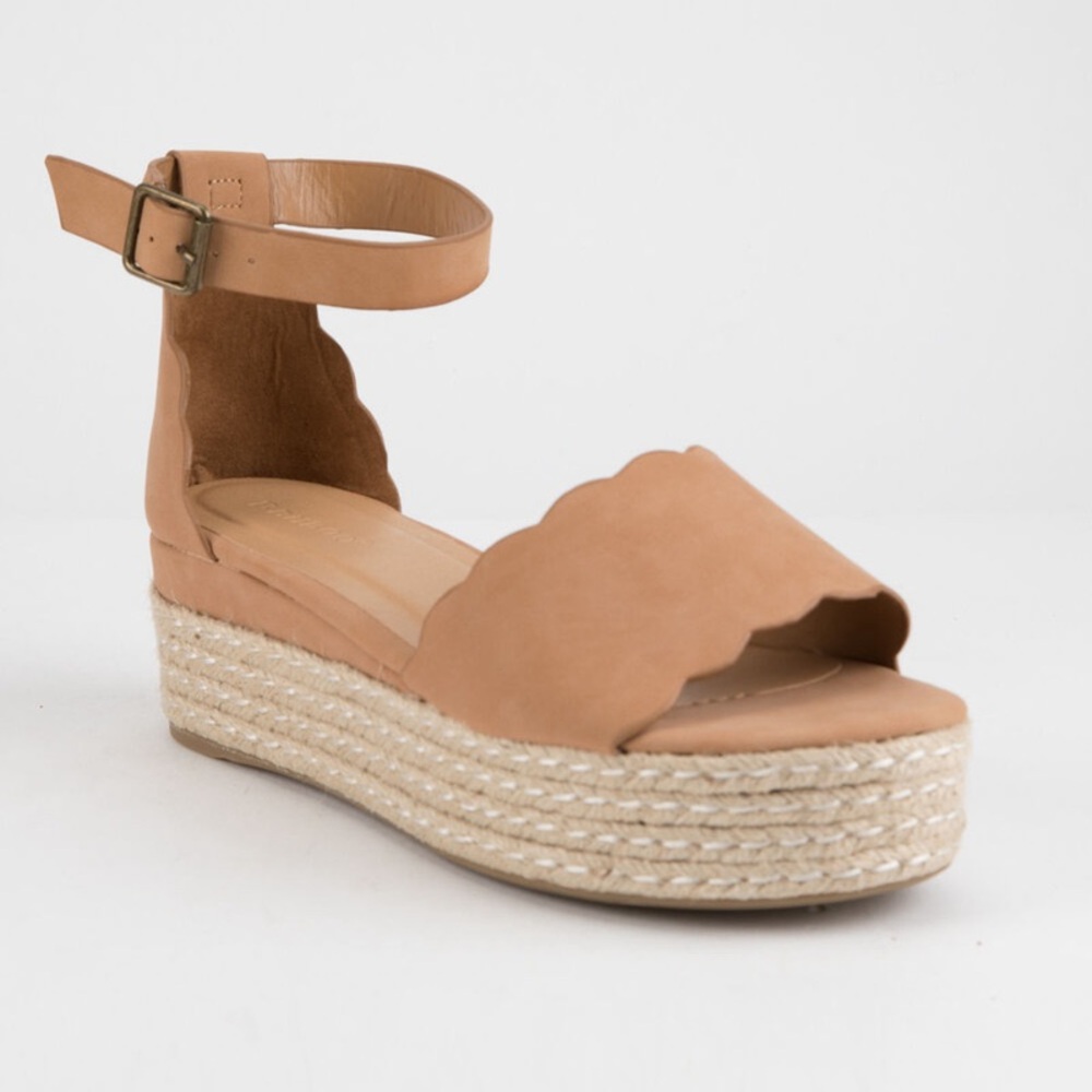Tan bamboo espadrille by vici dolls